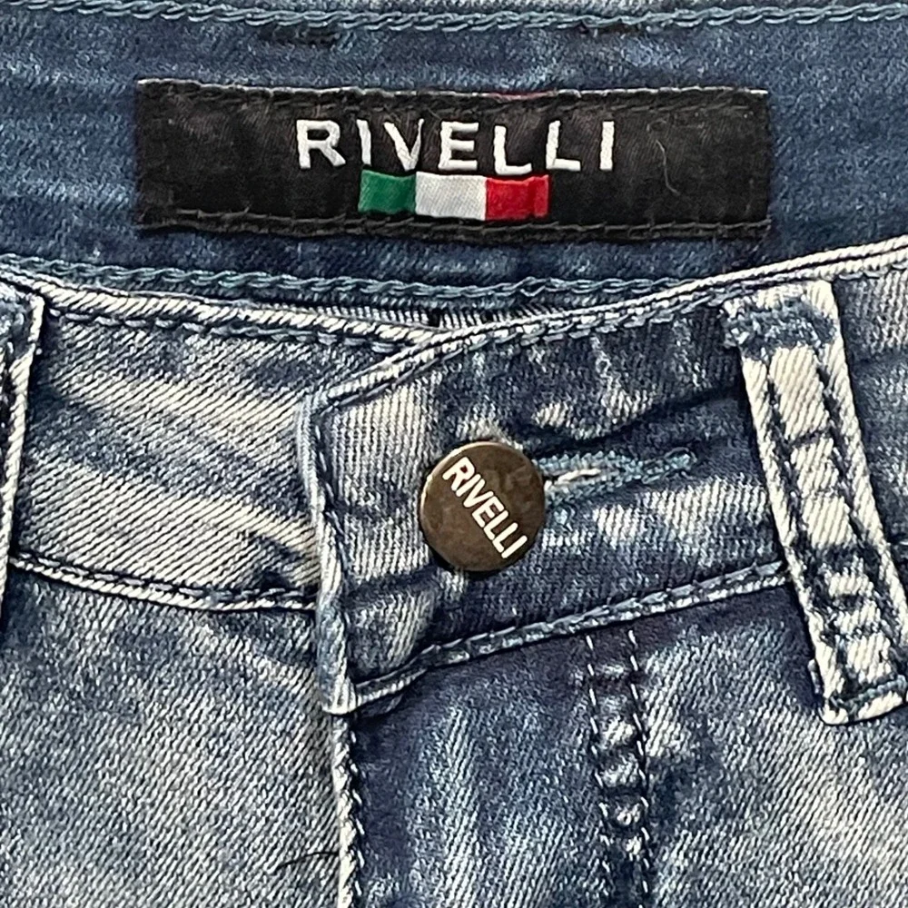 RIVELLI Mens Skinny Fit Aqua Wash Jeans Pants Size 29x30 Style R5062‎